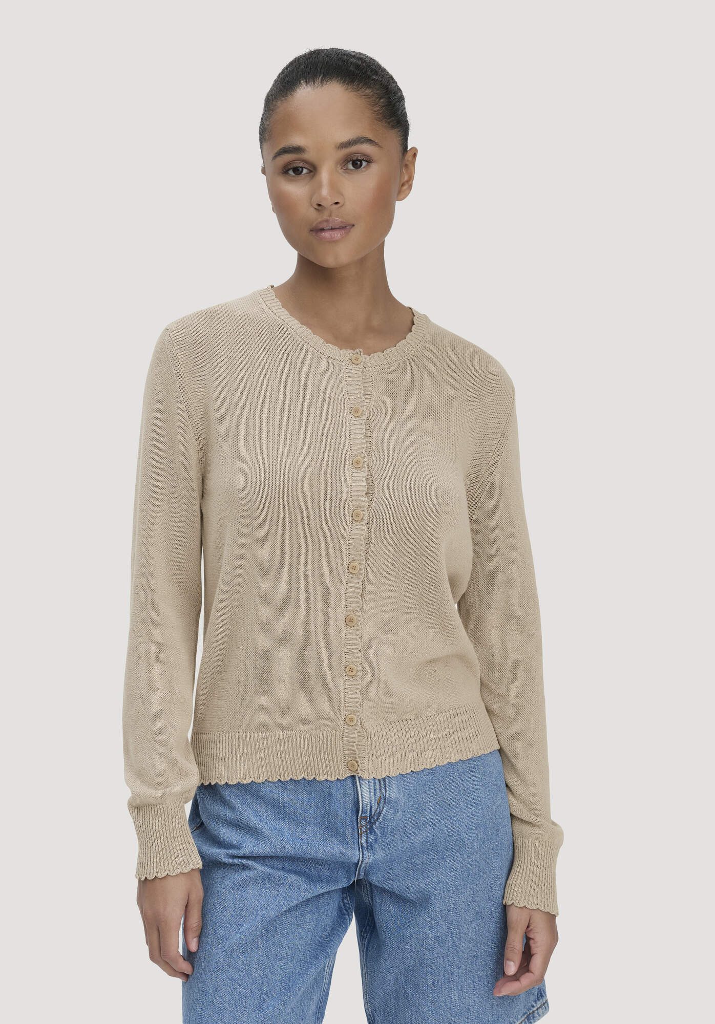 Hessnatur Strickjacke (1-tlg)