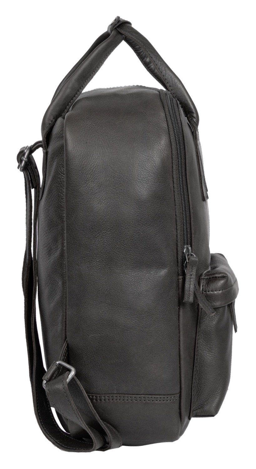 MUSTANG Cityrucksack Catania Backpack, mit schwarz Reißverschluss-Vortasche