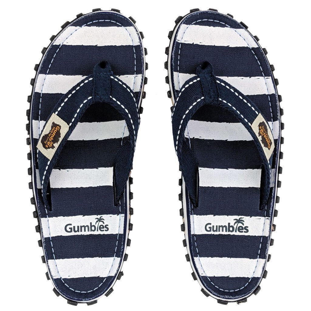 Gumbies Original in Deck Chair T-Strap-Zehentrenner Hergestellt aus recycelten Materialien