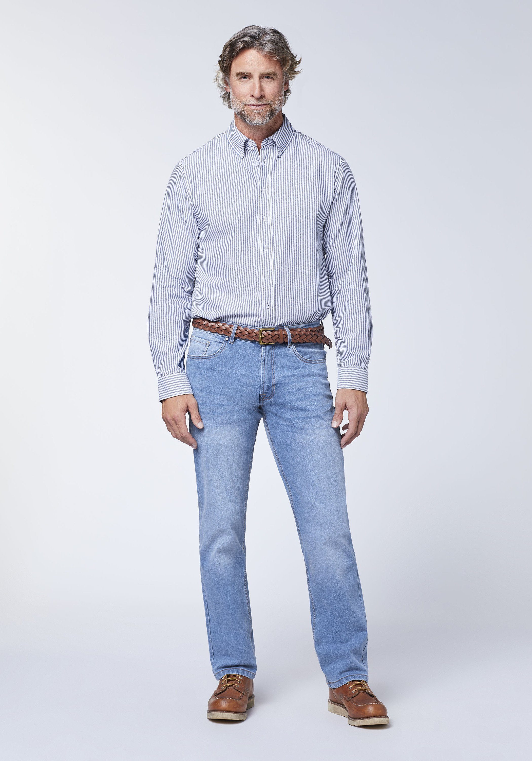 Oklahoma Jeans 5-Pocket-Jeans mit dezenter Waschung