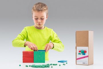 Wissner® aktiv lernen Lernspielzeug Dienes Grundsortiment in Montessori-Farben (121 Teile), RE-Plastic®, RE-Plastic®