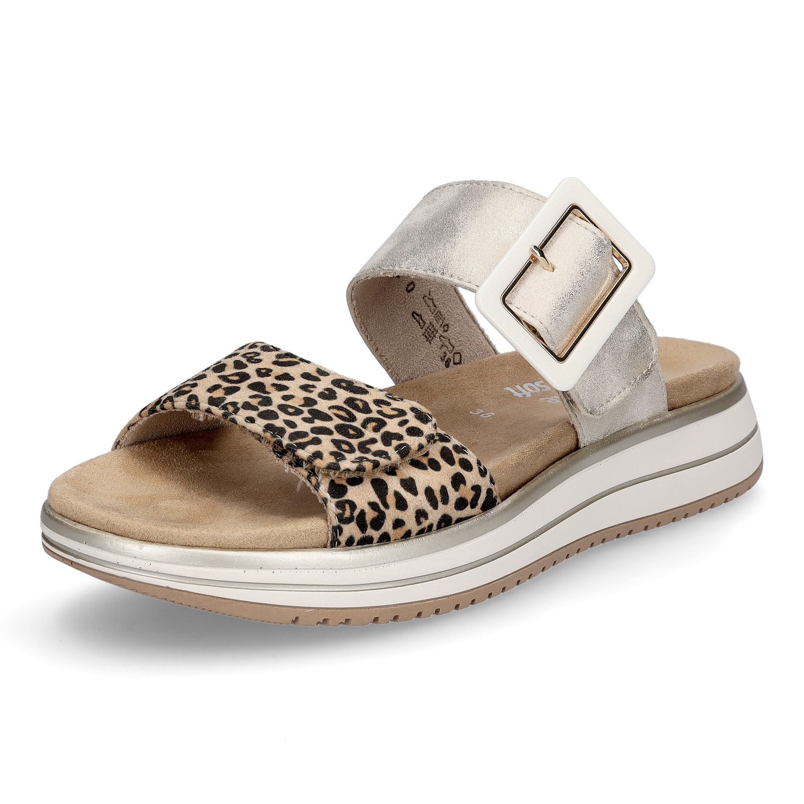 Remonte Damen Pantolette leo gold Pantolette