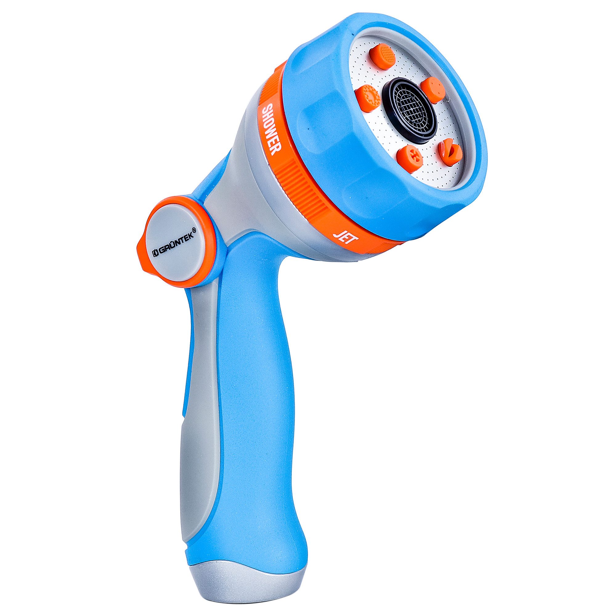 Multifunktionsbrause GRÜNTEK Ultraleichte Gartenschlauch-Sprühpistole mit 5 Strahlarten