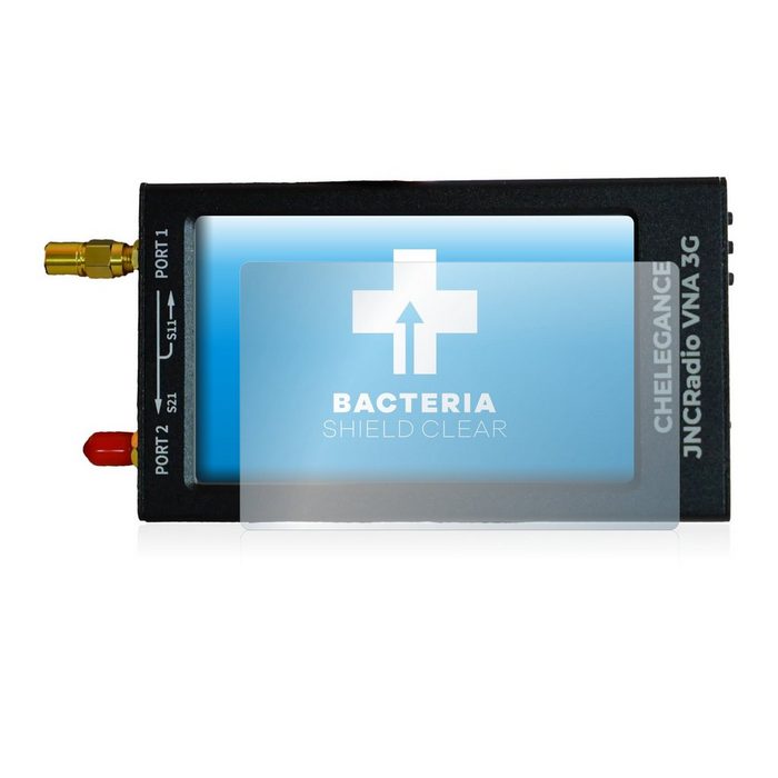 upscreen Schutzfolie für NanoVNA 3G Displayschutzfolie Folie Premium klar antibakteriell