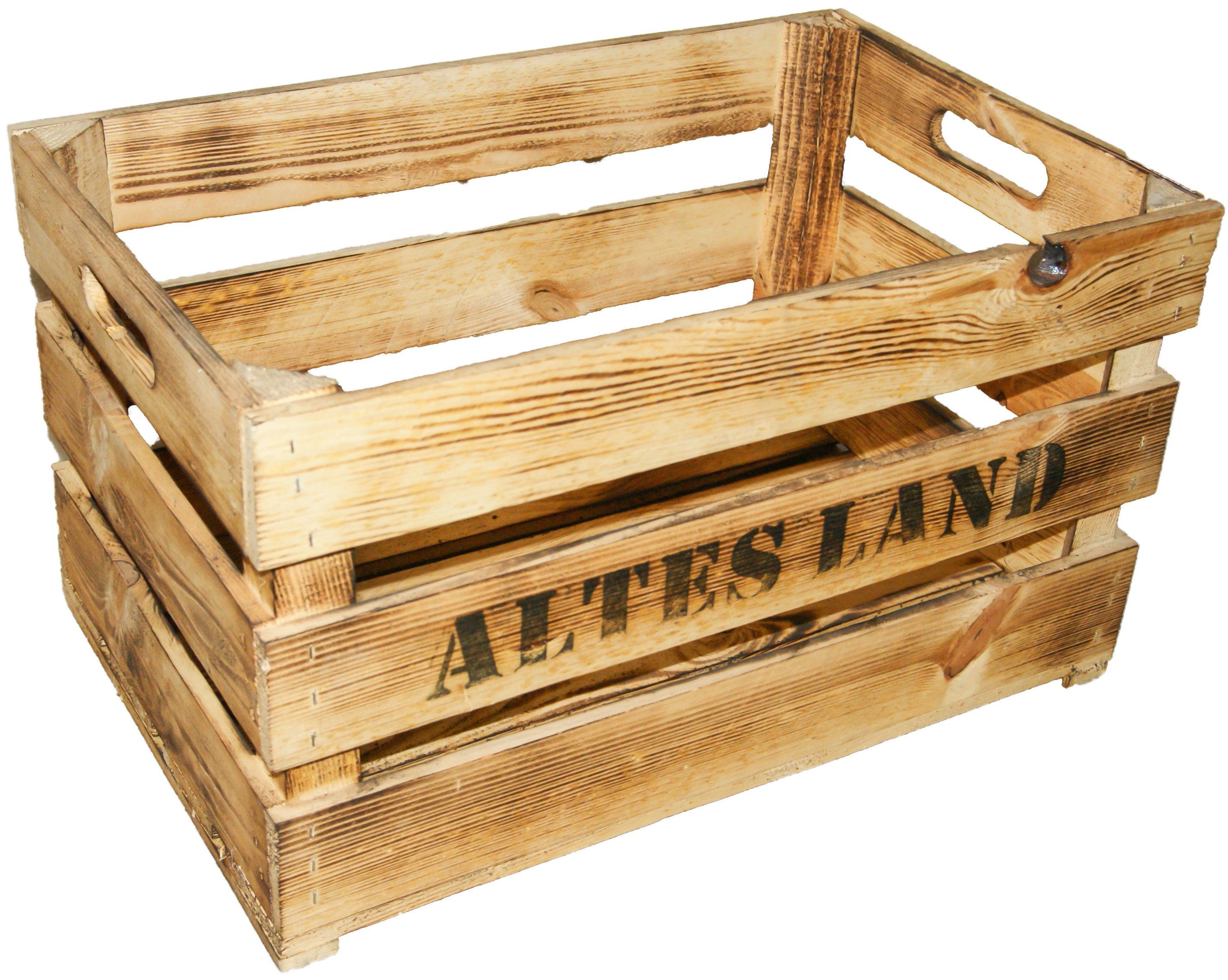 Allzweckkiste Obstkisten "Elfriede ALTES LAND" geflammt
