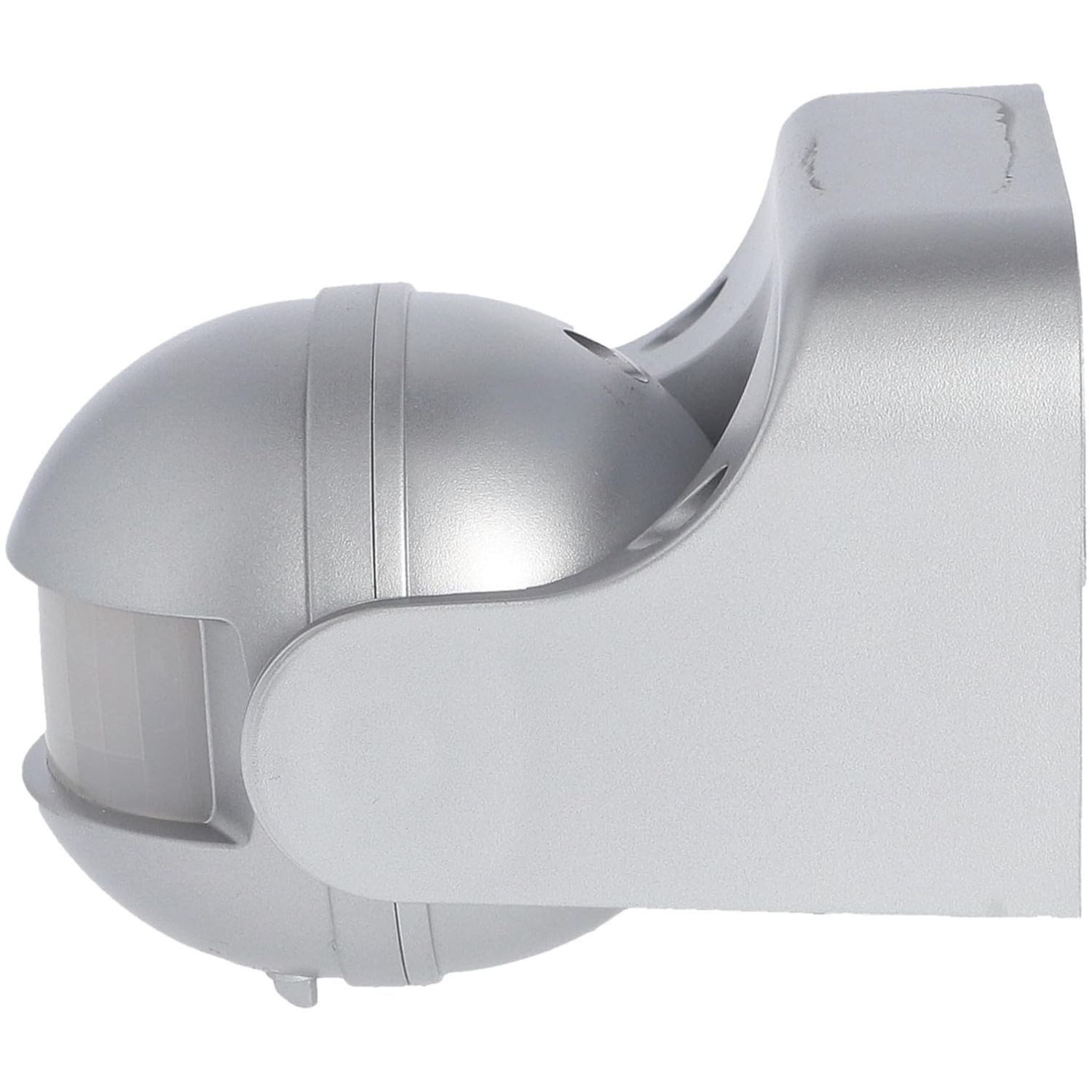 UNITEC Bewegungsmelder Infrarot Aufputz Bewegungsmelder 180° IP44 Silber, (Set, 1-St), Neigbar 12m Wand Sensor Außen Outdoor Melder Wandmontage