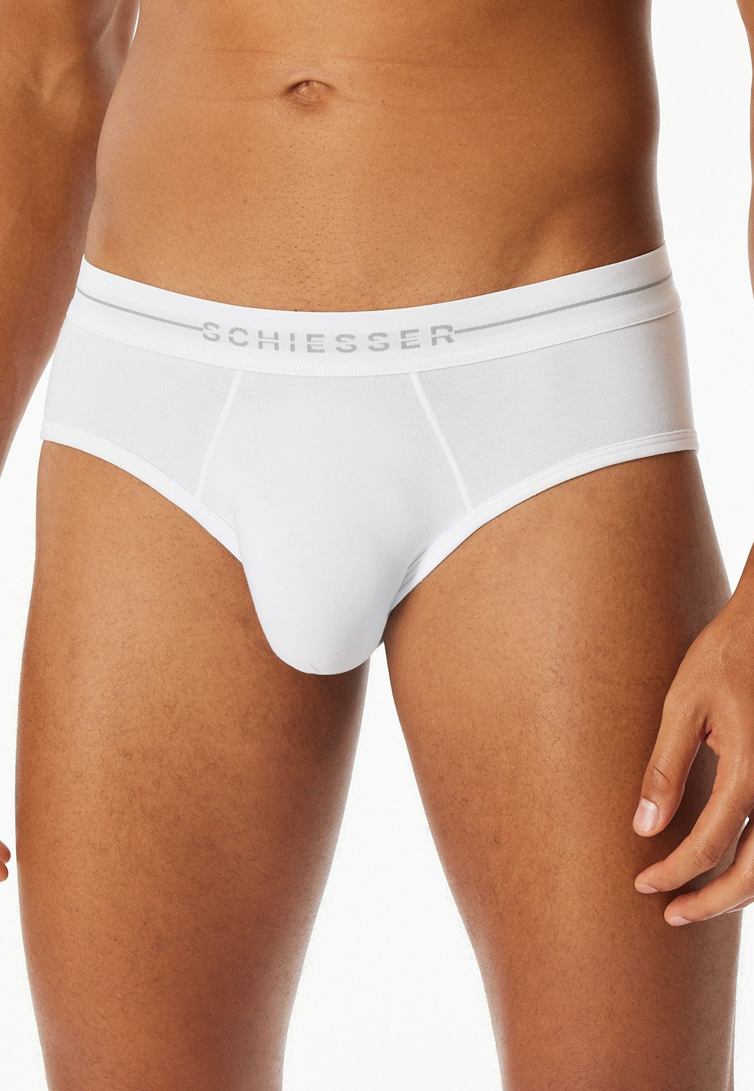 Schiesser Rioslip Cotton Flex (2er Pack) Baumwollmischung, ohne störende Seitennähte, superweich