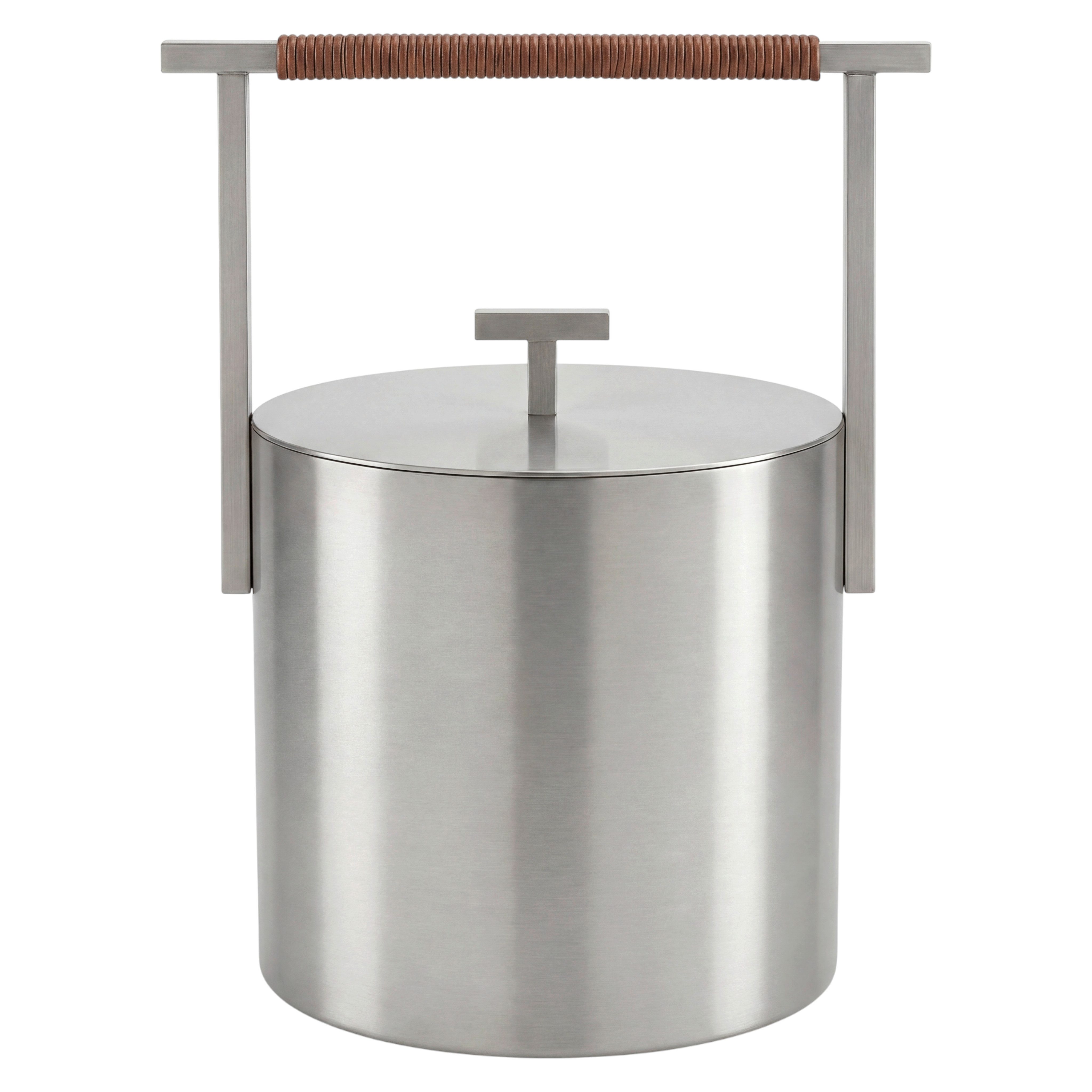 blomus Aschenbecher -ASKA- Ascheeimer, Aschebehälter Kamin: Modernes Design, passgenauer Deckel, saubere Aufbewahrung, robust