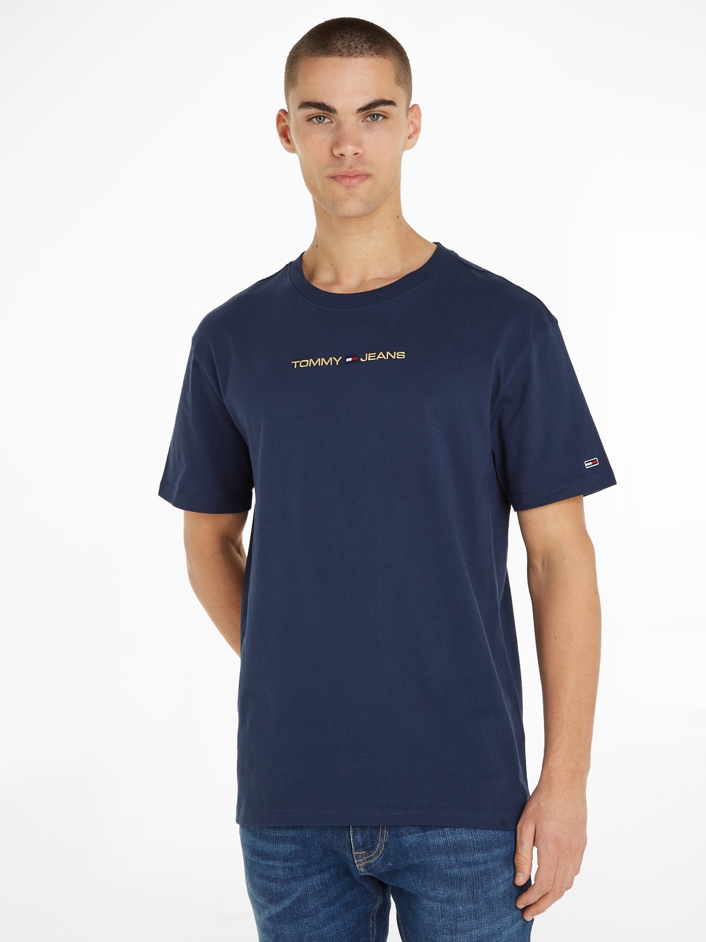 Tommy Jeans T-Shirt TJM CLSC GOLD LINEAR TEE Twilight Navy