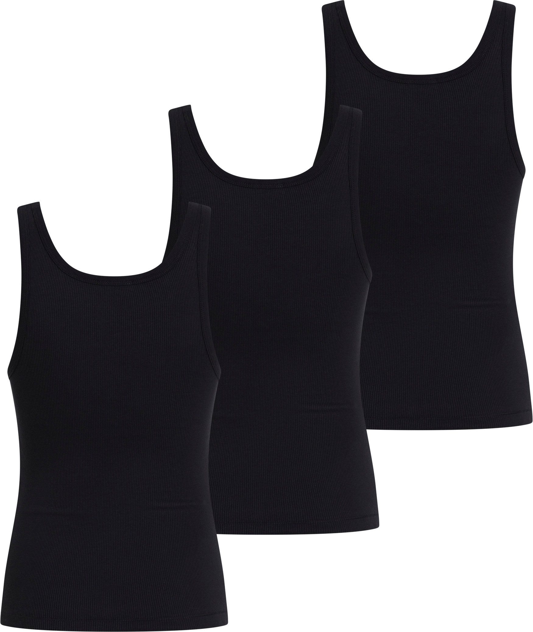 Tanktop SCOOP NECK COTTON TANK 3PK