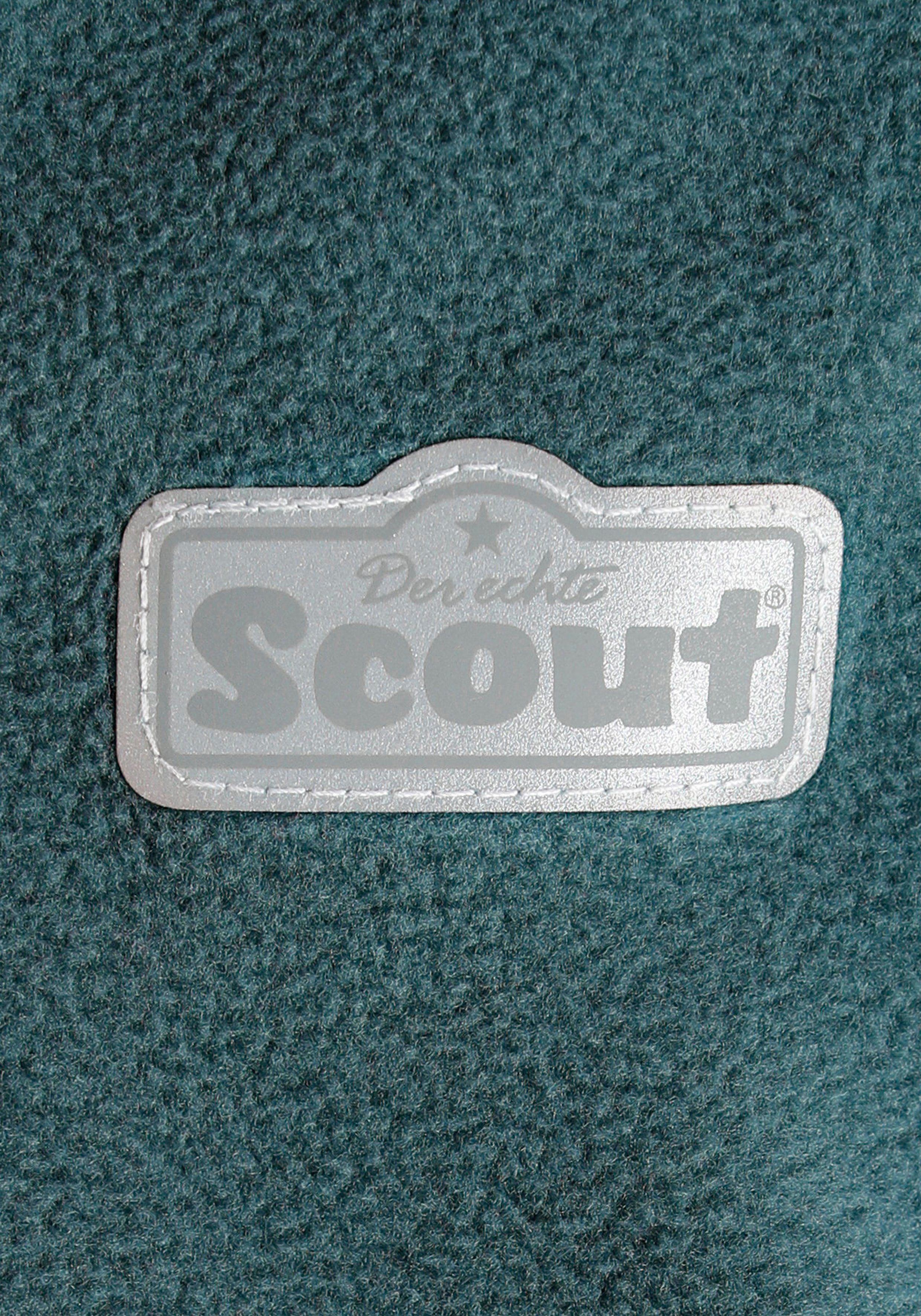 2 petrol COZY Scout mit Ärmelbündchen Fleecejacke