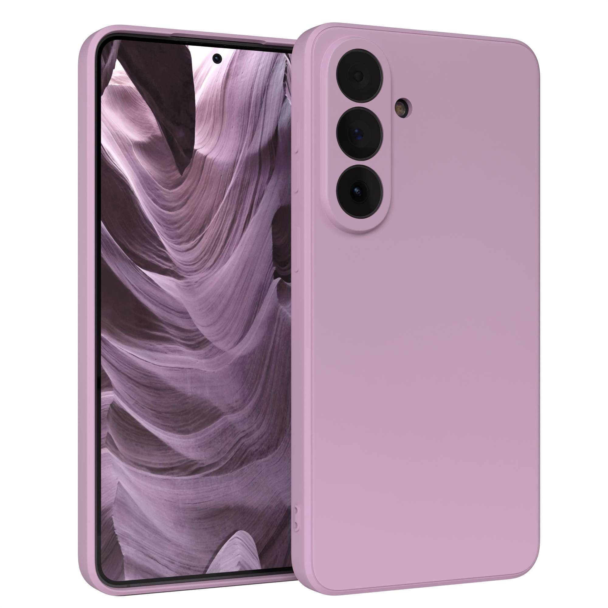 EAZY CASE Handyhülle TPU Hülle für Samsung Galaxy S26 Plus 6,7 Zoll, Hülle mit Kameraschutz Handycase Soft Smart Slimcover Lila / Flieder