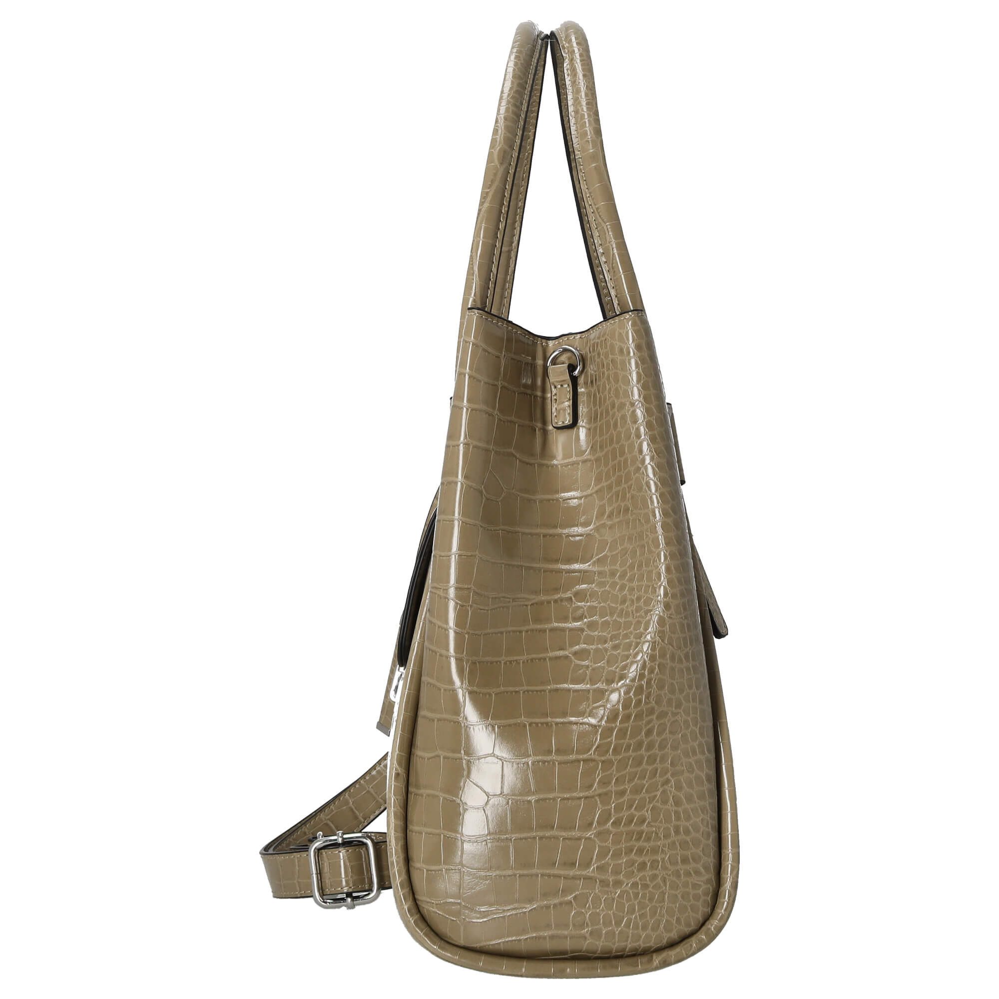 Picard Handtasche Croco - Henkeltasche 36 cm Synthetik (cactus)