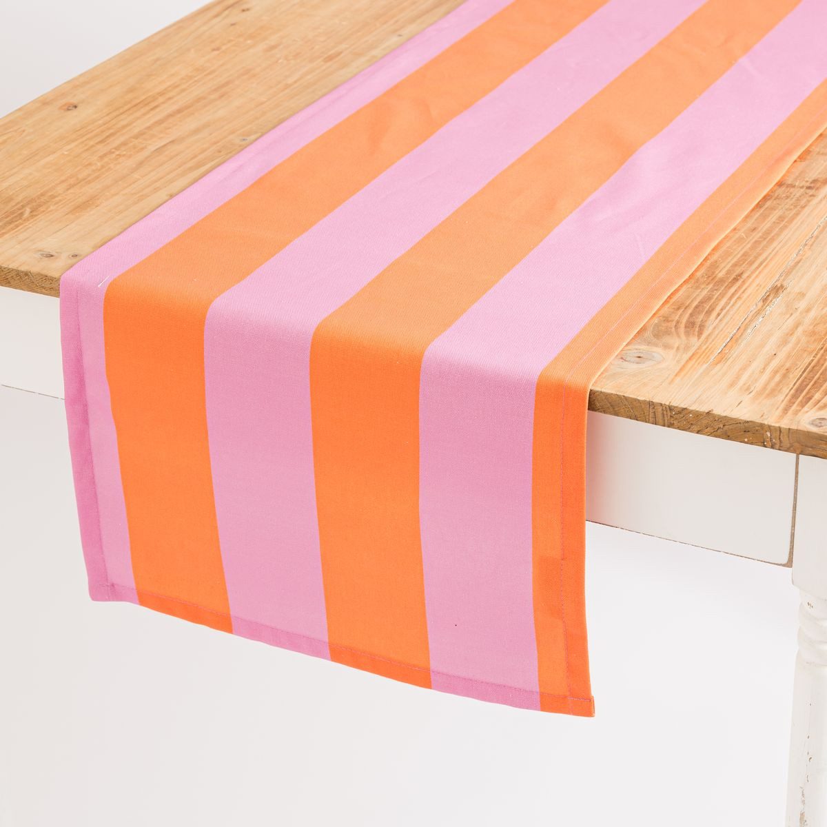 SCHÖNER LEBEN. Tischläufer Tischläufer Streifen orange günstig online kaufen