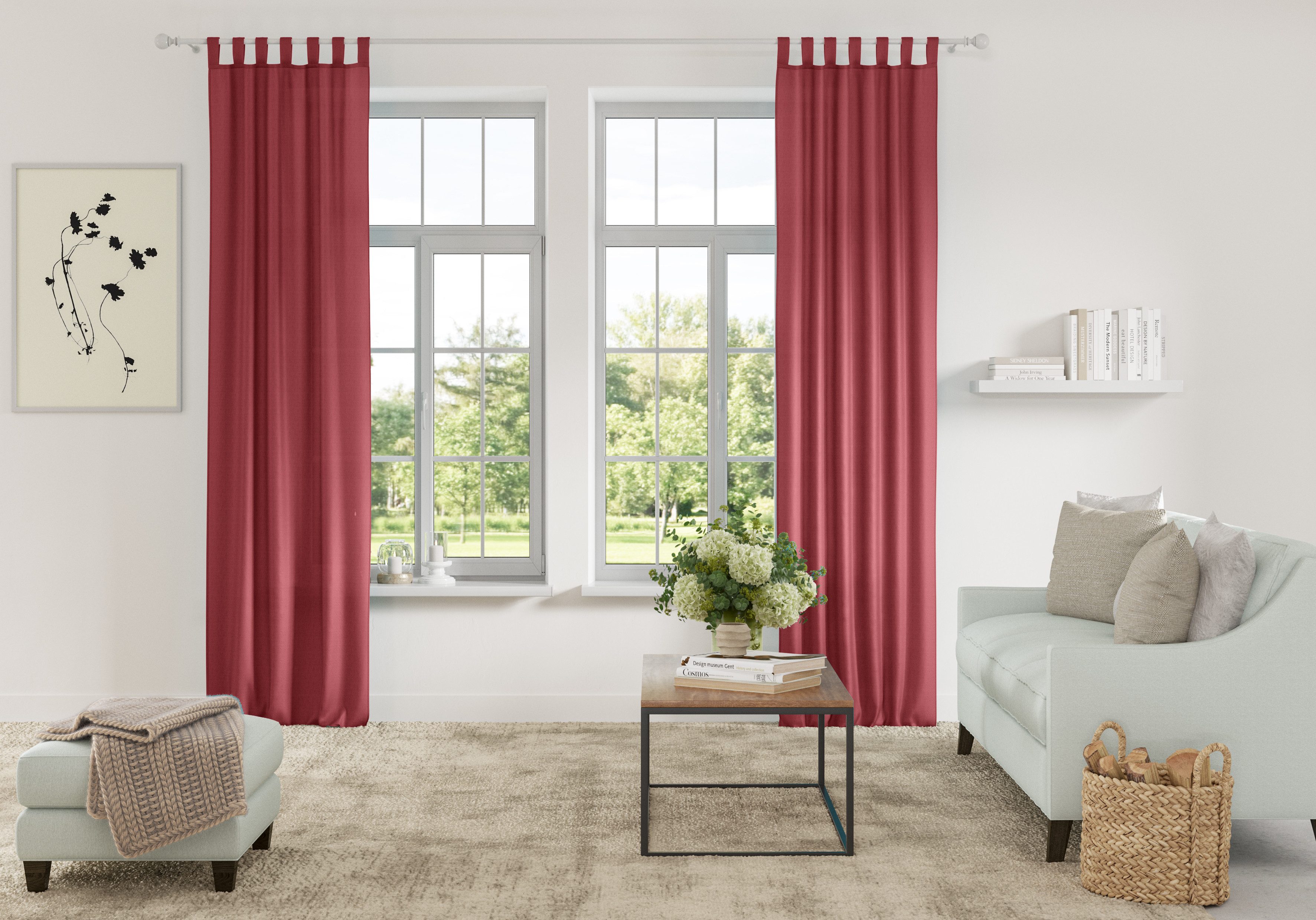 my home Vorhang Parry, Schlaufen (2 günstig online kaufen