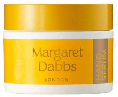 Margaret Dabbs Gesichtsserum Margaret Dabbs Serum Overnight-Serum für die Hände mit Hanfsamenöl, Soja-Isoflavone, Lupinensamen und weißer Wasserlilie, mindert Hyperpigmentierung und Falten, Anti-Aging.