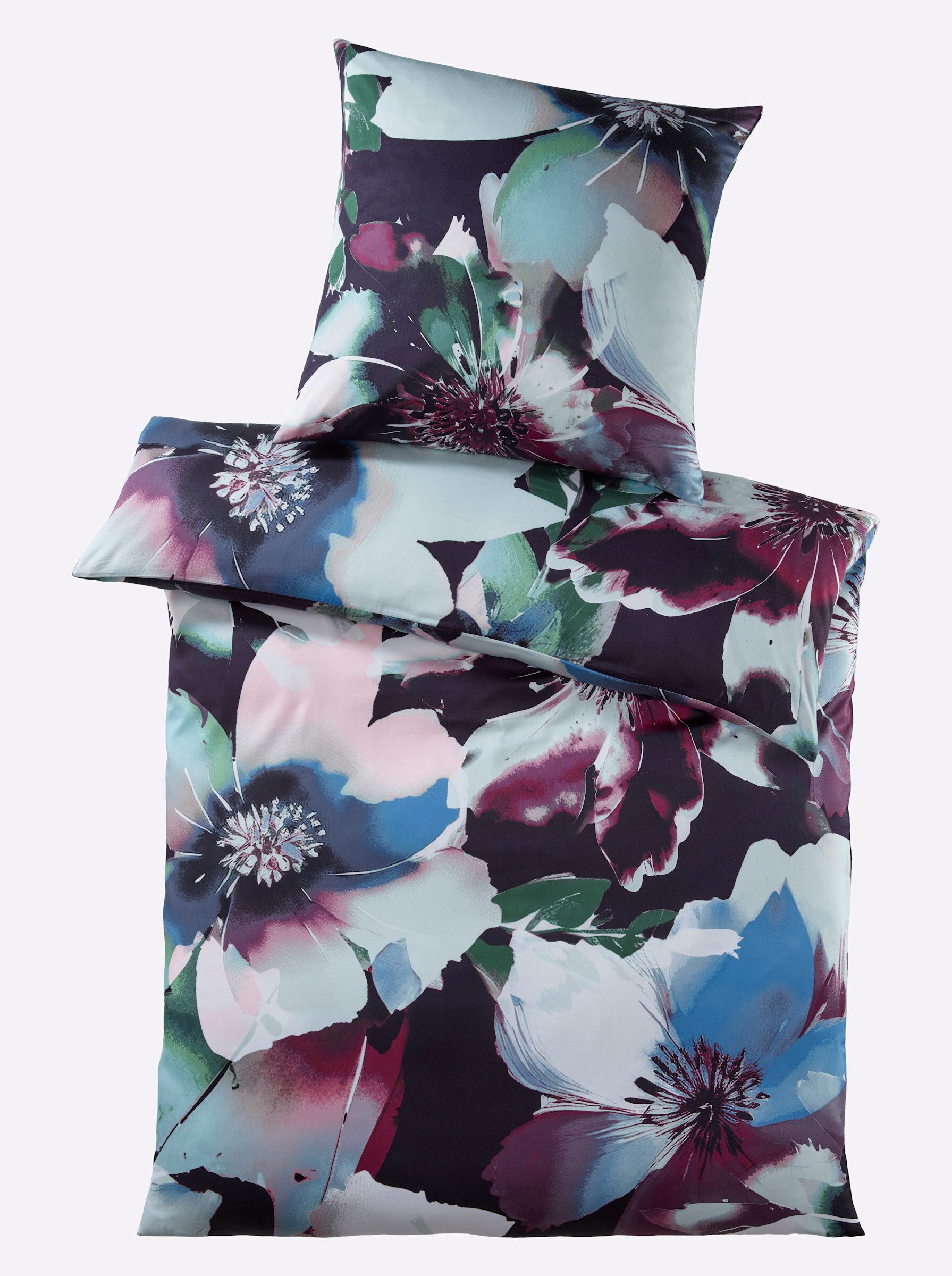 heine Bettwäsche Bettwäsche, Mako-Satin, 2 teilig, Mako-Satin