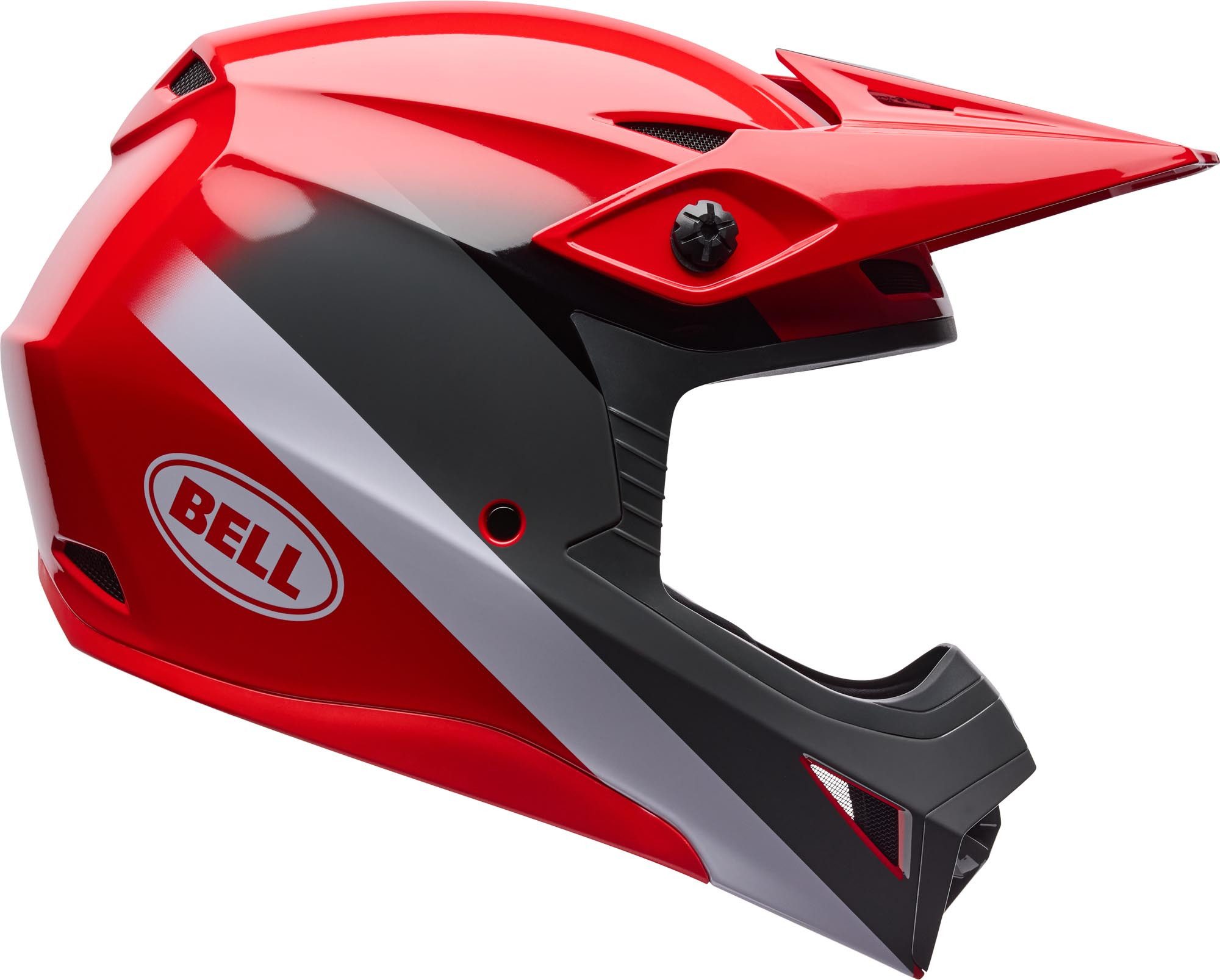 Bell Motocrosshelm MX-10 MIPS Aviator Motocross Helm, vorbereitet für Kommunikationssystem,herausnehmbares Innenfutter