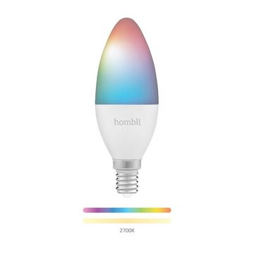 Hombli Smarte LED-Leuchte smarte Glühbirne, LED fest integriert