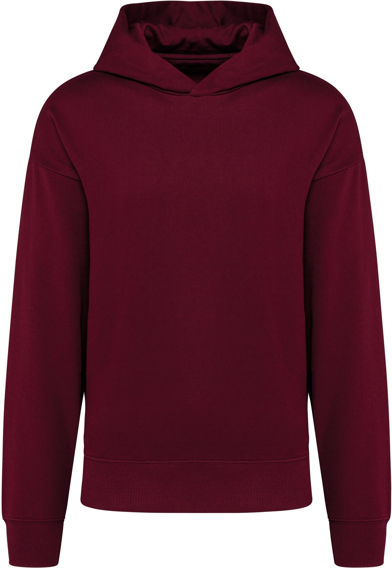 Kapuzenpullover Kapuzensweatshirt aus Molton, Oversize, Unisex