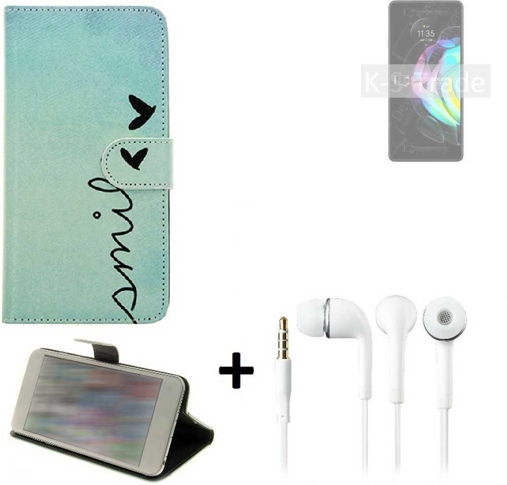 K-S-Trade Handyhülle für Motorola Edge 20, Schutz Hülle Handy Hülle 360° Wallet Case Schutz Hülle