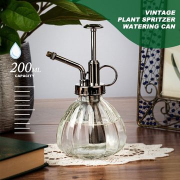 Dimono Sprühflasche Vintage Pflanzenzerstäuber, 0,20 Liter, (Blumen-Zerstäuber), Retro Spray Gießkanne