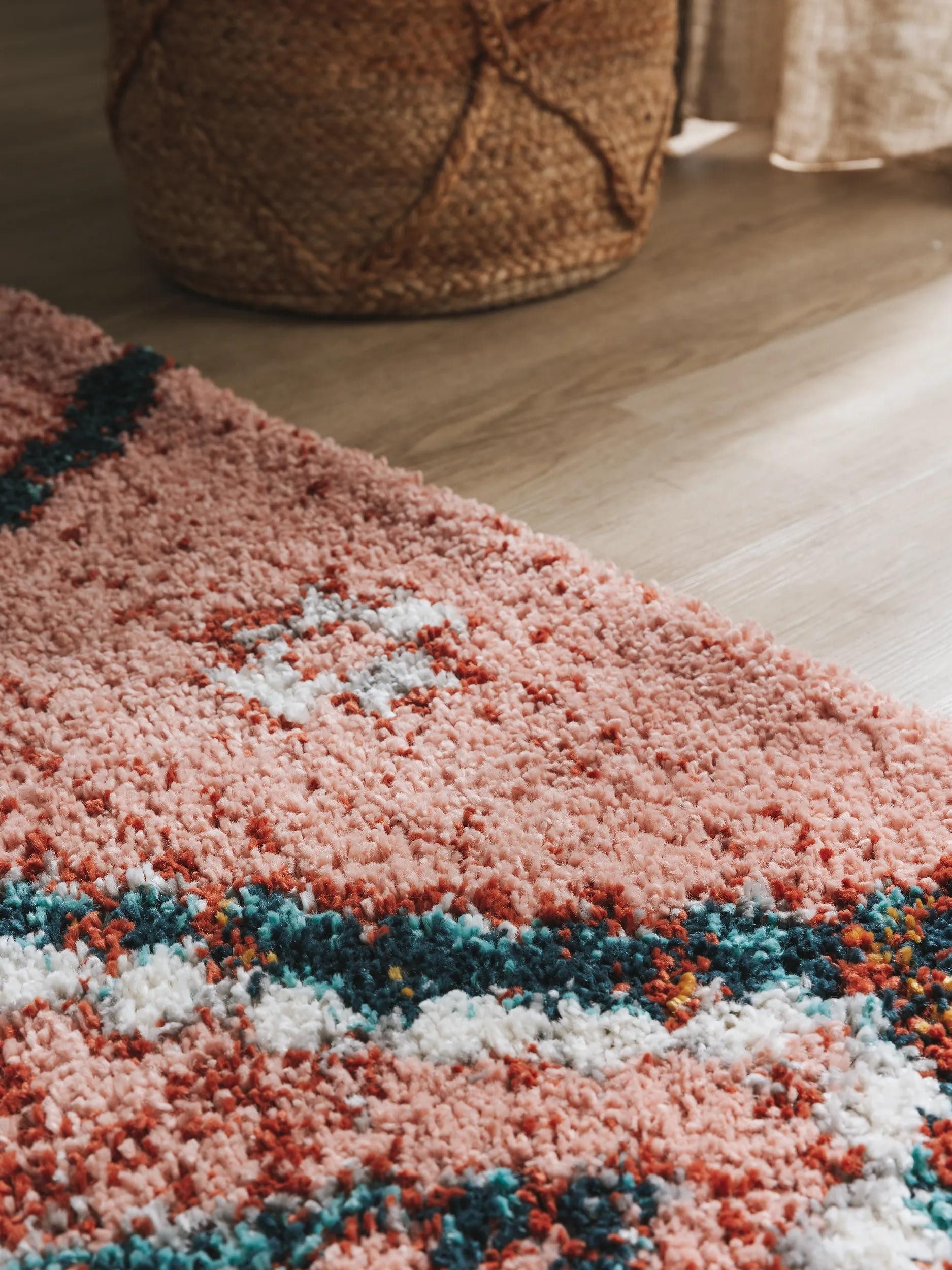 benuta Hochflor-Teppich Gobi, rechteckig, Höhe: 21 mm, Teppich Wohnzimmer, Schlafzimmer, Esszimmer, Flur, Kunstfaser, Cozy