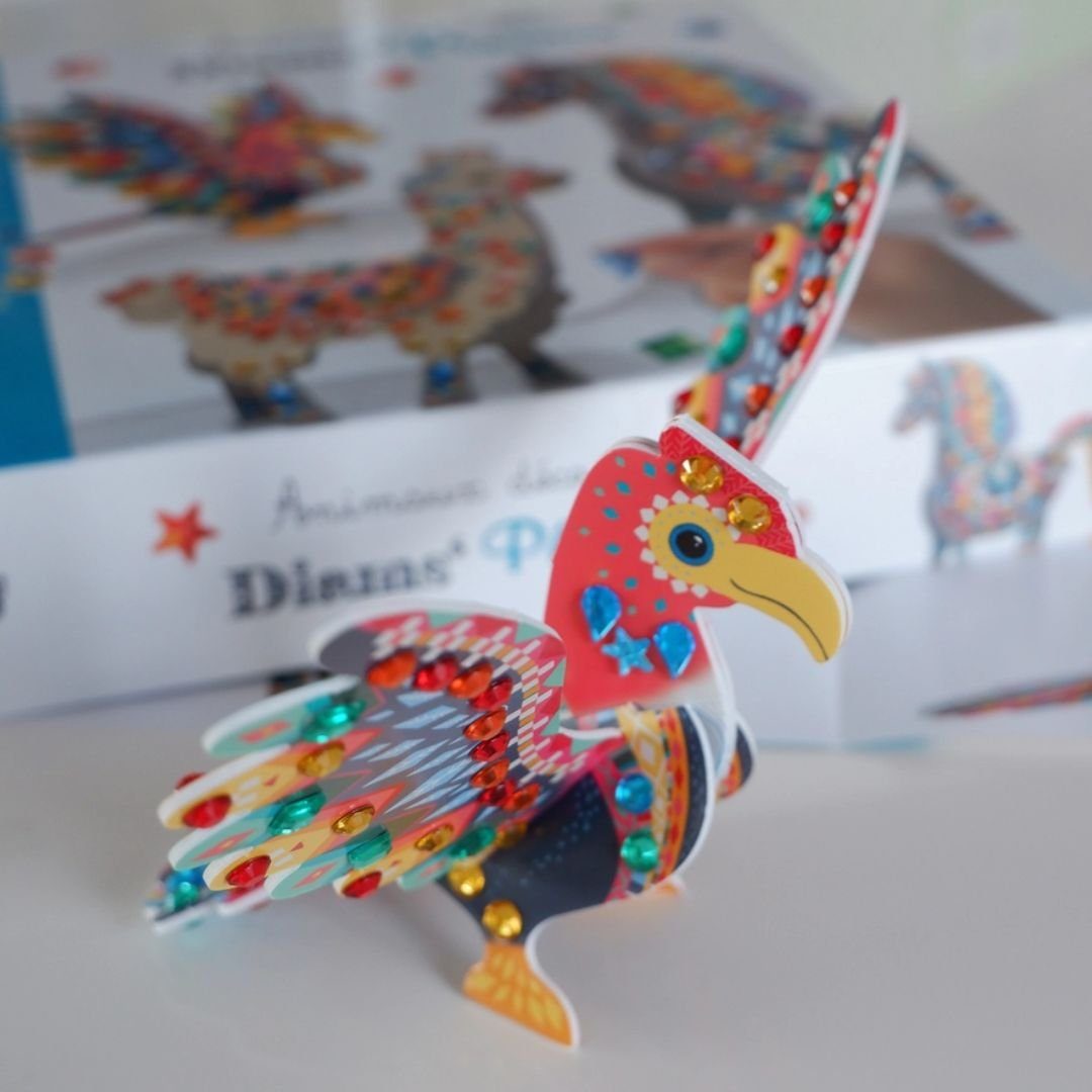 3D-Deco-Tiere „Peruanische Bastelset Kreativset Diamanten“ suebidou Kinder für