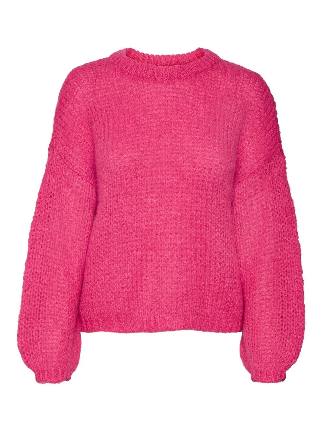 Vero Moda Strickpullover VMADA mit Rundhals Fuchsia Purple 10291695