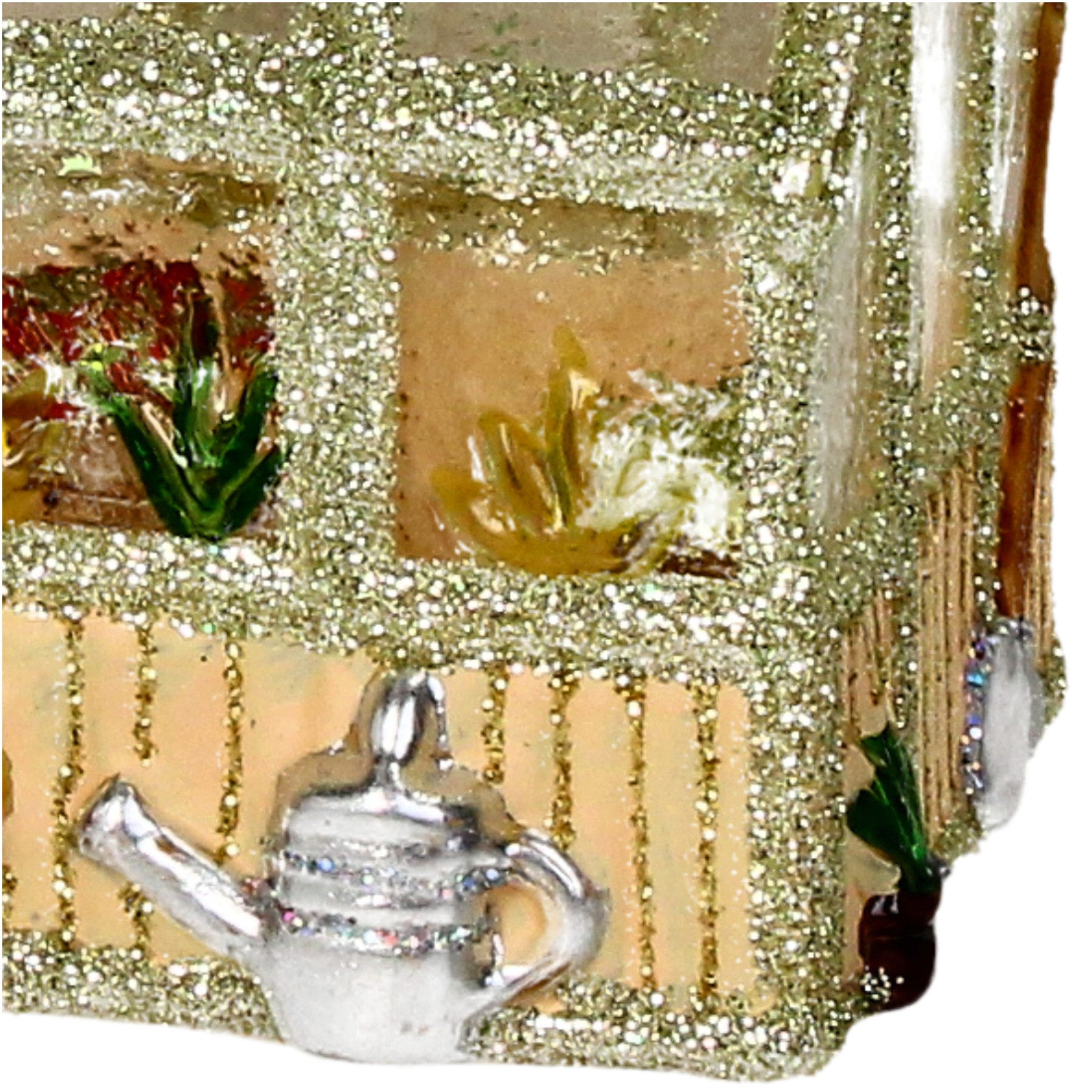 HD Collection Christbaumschmuck, Christbaumschmuck Glas 7m Gartenhaus Figur günstig online kaufen