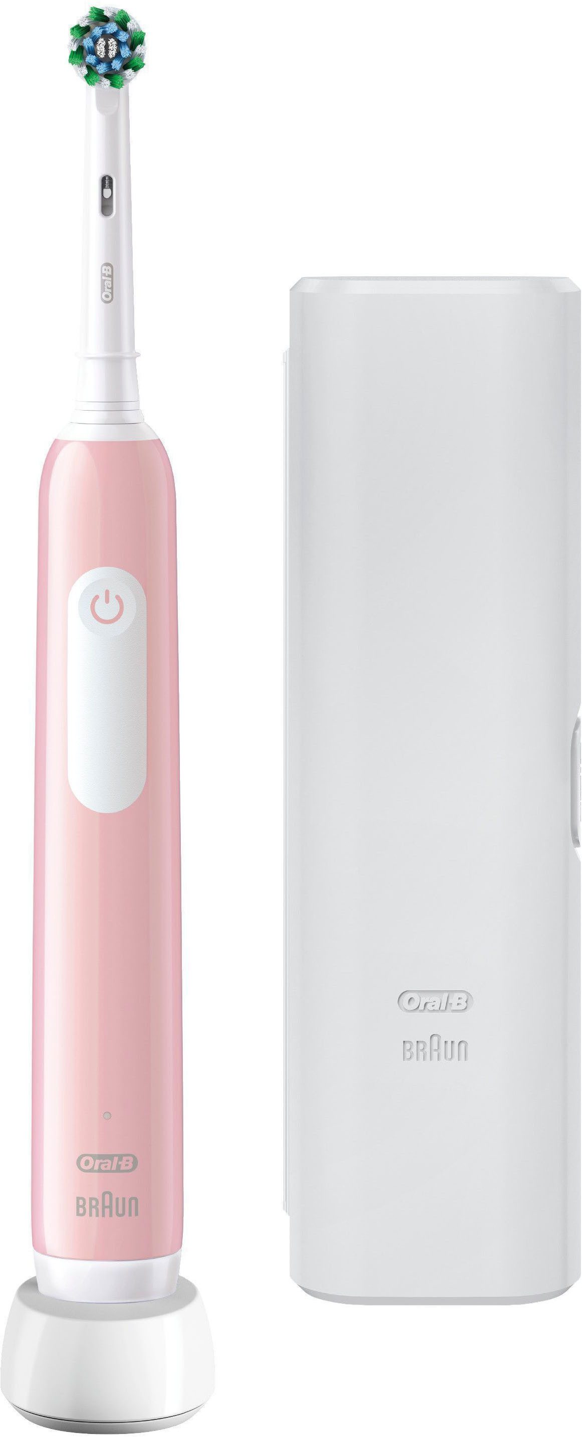 Oral-B Elektrische Zahnbürste PRO Series 1, Aufsteckbürsten: 1 St., Drucksensor