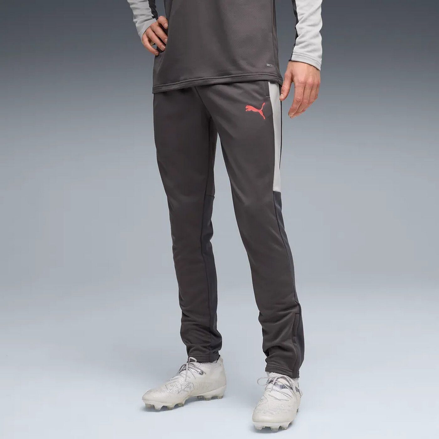 PUMA Trainingstights IndividualLIGA Training Pants STRONG GRAY-PUMA RED-GRAY ECHO
