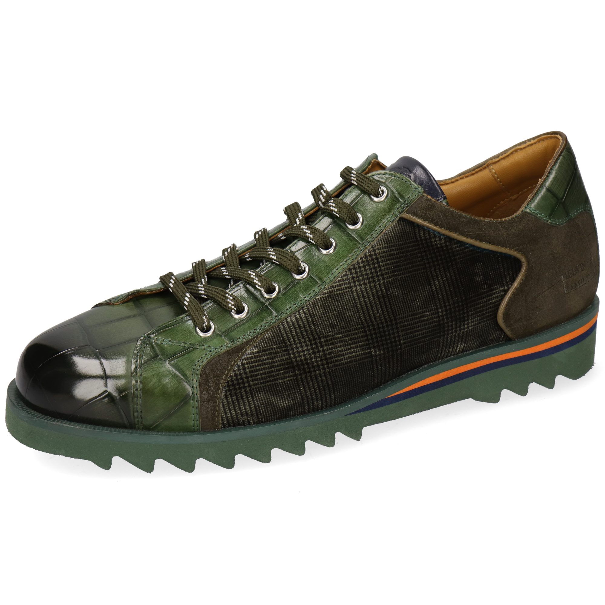 Melvin & Hamilton Hadrian 3 Leder-Sneakers für Herren Sneaker Plateausohlen, Echtes Leder, Vegetabile Gerbung