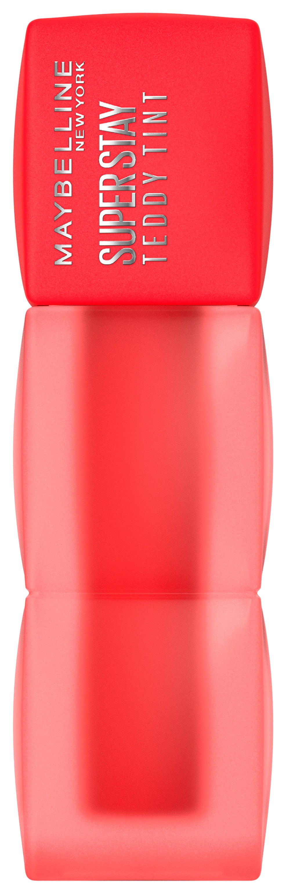 MAYBELLINE NEW YORK Lippenstift SUPER STAY TEDDY TINT LIPPENSTIFT, mit weichem Teddy-Applikator