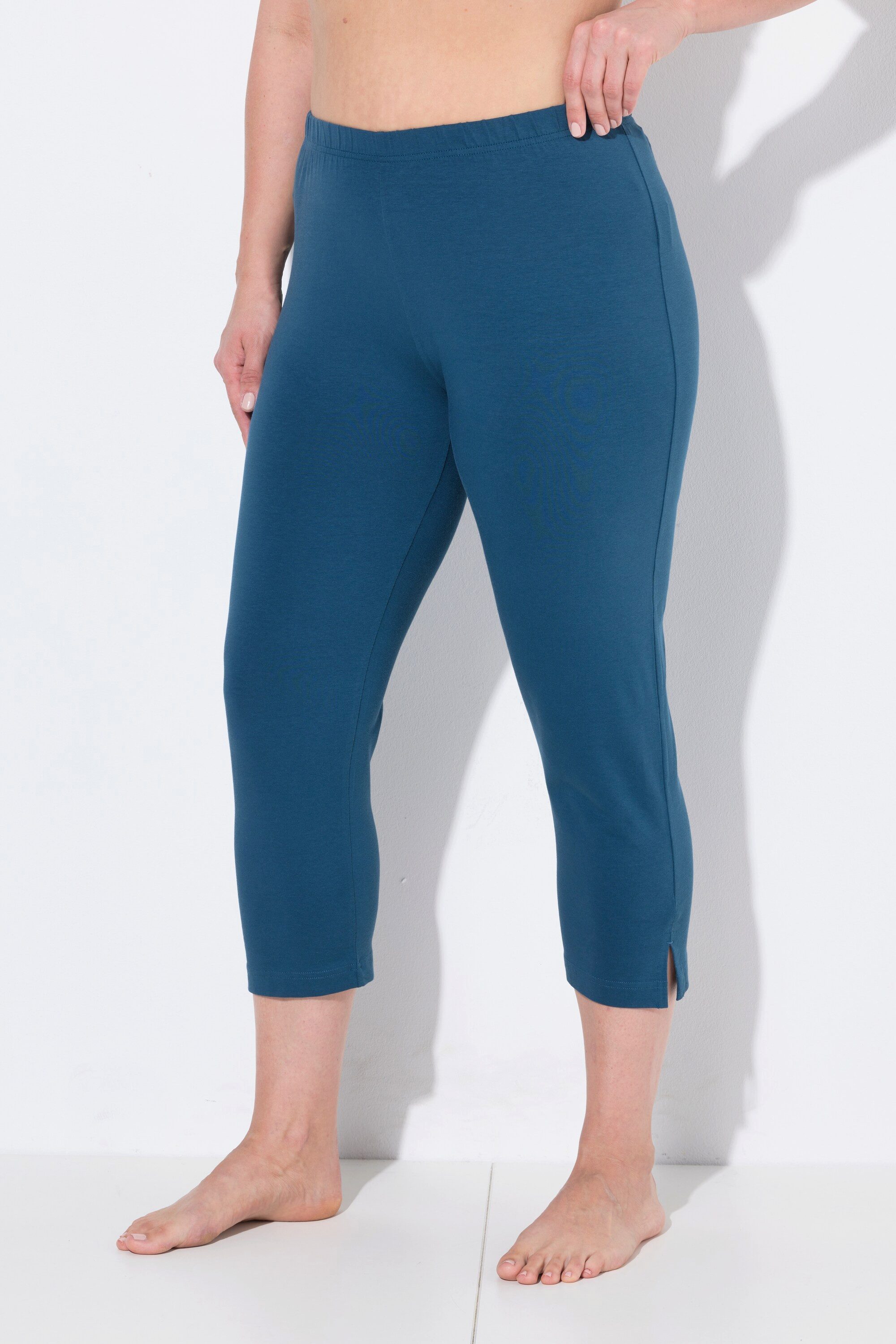 Ulla Popken Funktionshose Caprihose 7/8-Länge Elastikbund günstig online kaufen