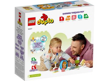 LEGO® Konstruktionsspielsteine LEGO® DUPLO® - Mein erstes Hündchen & Kätzchen – mit Ton, (22 St)