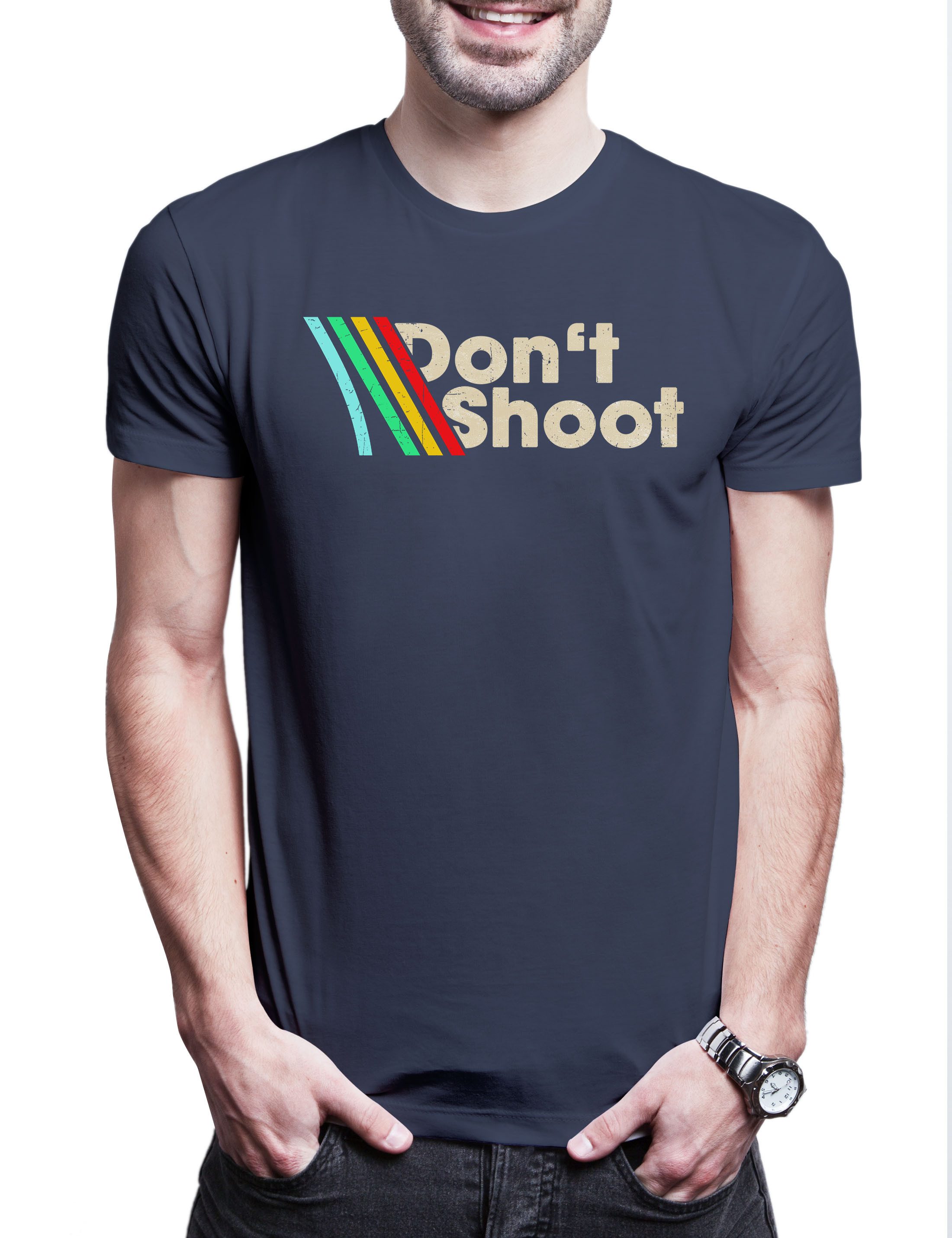 Urban Backwoods Print-Shirt Don't Shoot Herren T-Shirt ARC Biomes Human Fac günstig online kaufen