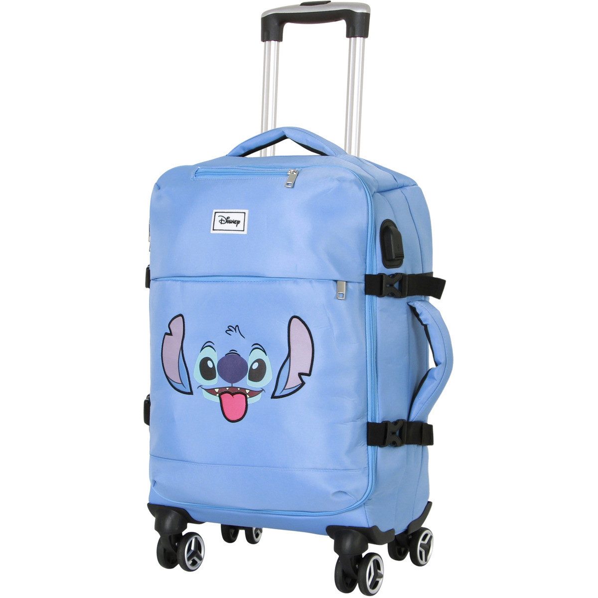 Disney Kinderkoffer Lilo & Stitch Unisex Kinder, Koffer, Kinderkoffer, Reisekoffer, Trolley, Reisetasche