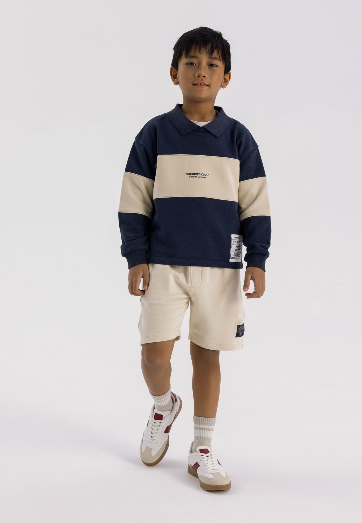 MINOTI Sweatshirt Sweatshirt mit Polokragen (3y-14y) günstig online kaufen