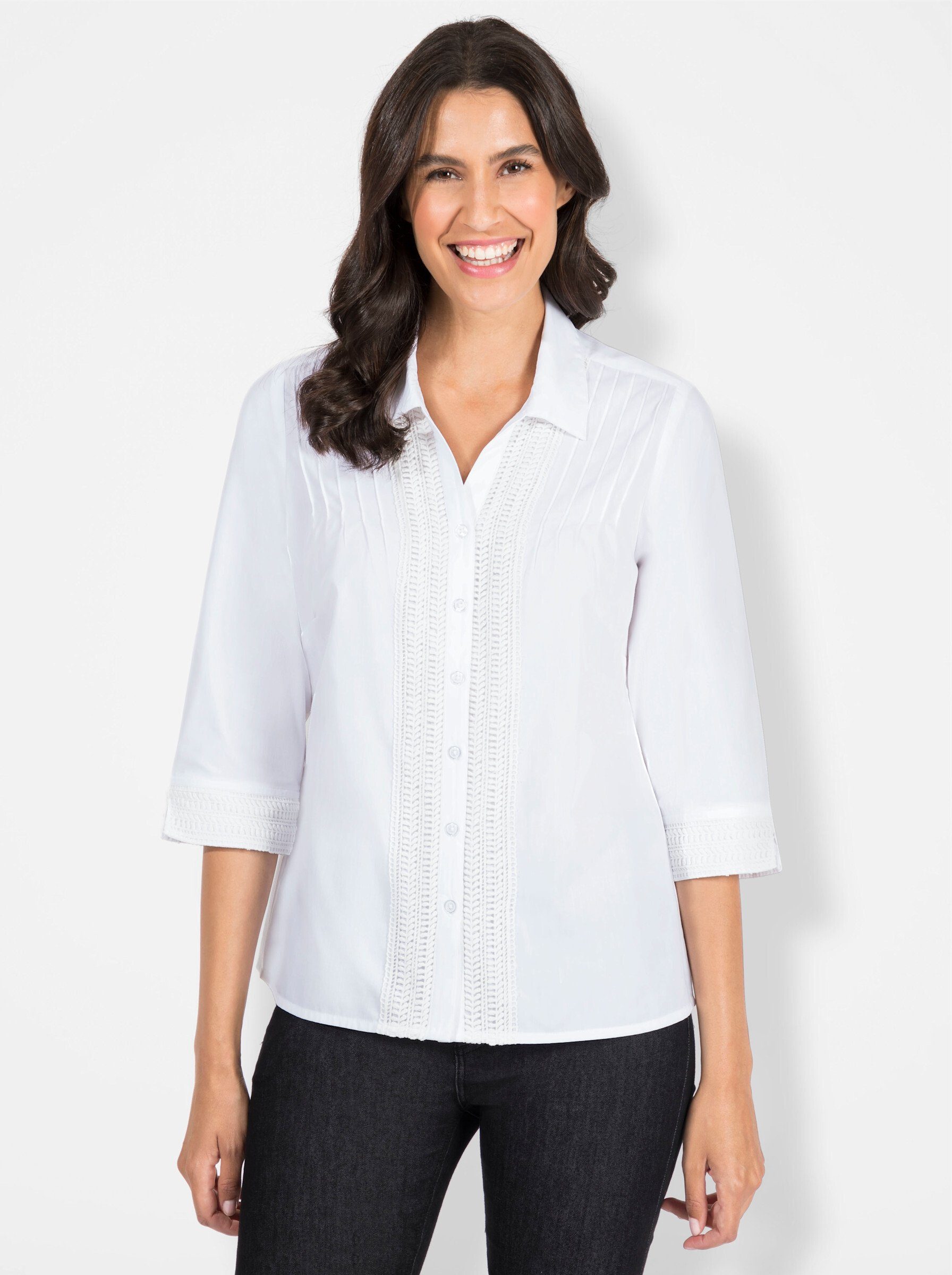 Klassische Bluse Hemdbluse