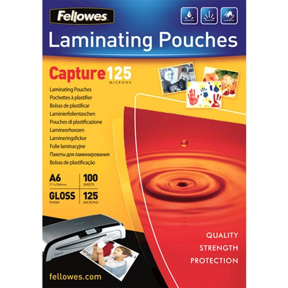 FELLOWES Laminiergerät Laminierfolie A6, 100er 5307201