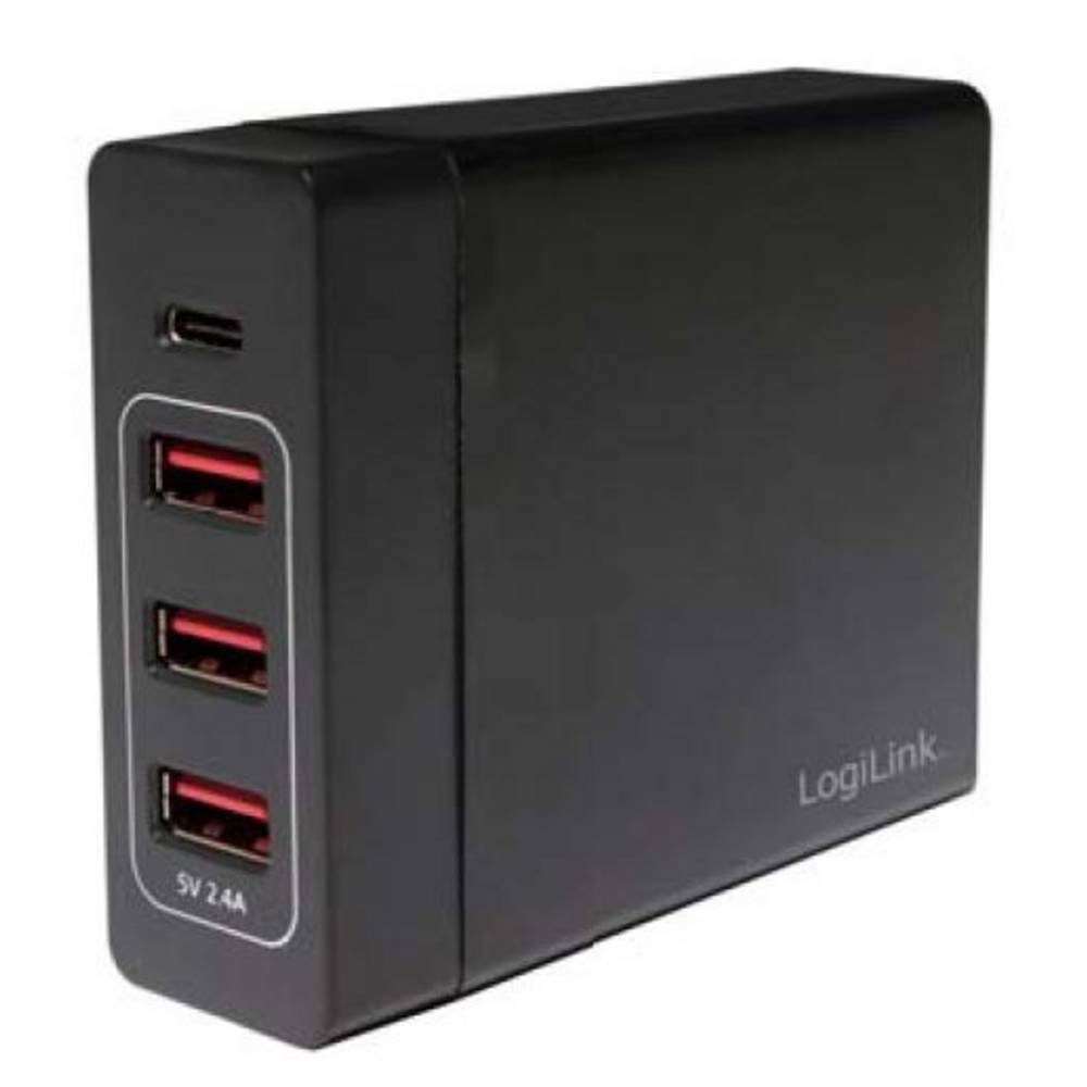USB Tischladeadapter, 3x USB-A Port + 1x USB-C® USB-Ladegerät