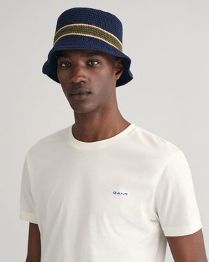 Gant T-Shirt CONTRAST LOGO SS T-SHIRT Kontrastfarbene Markenstickerei