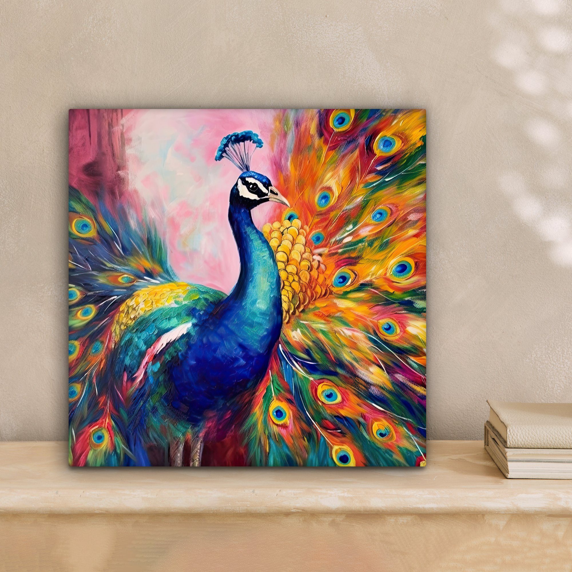 OneMillionCanvasses® Leinwandbild Pfau - Tiere - günstig online kaufen