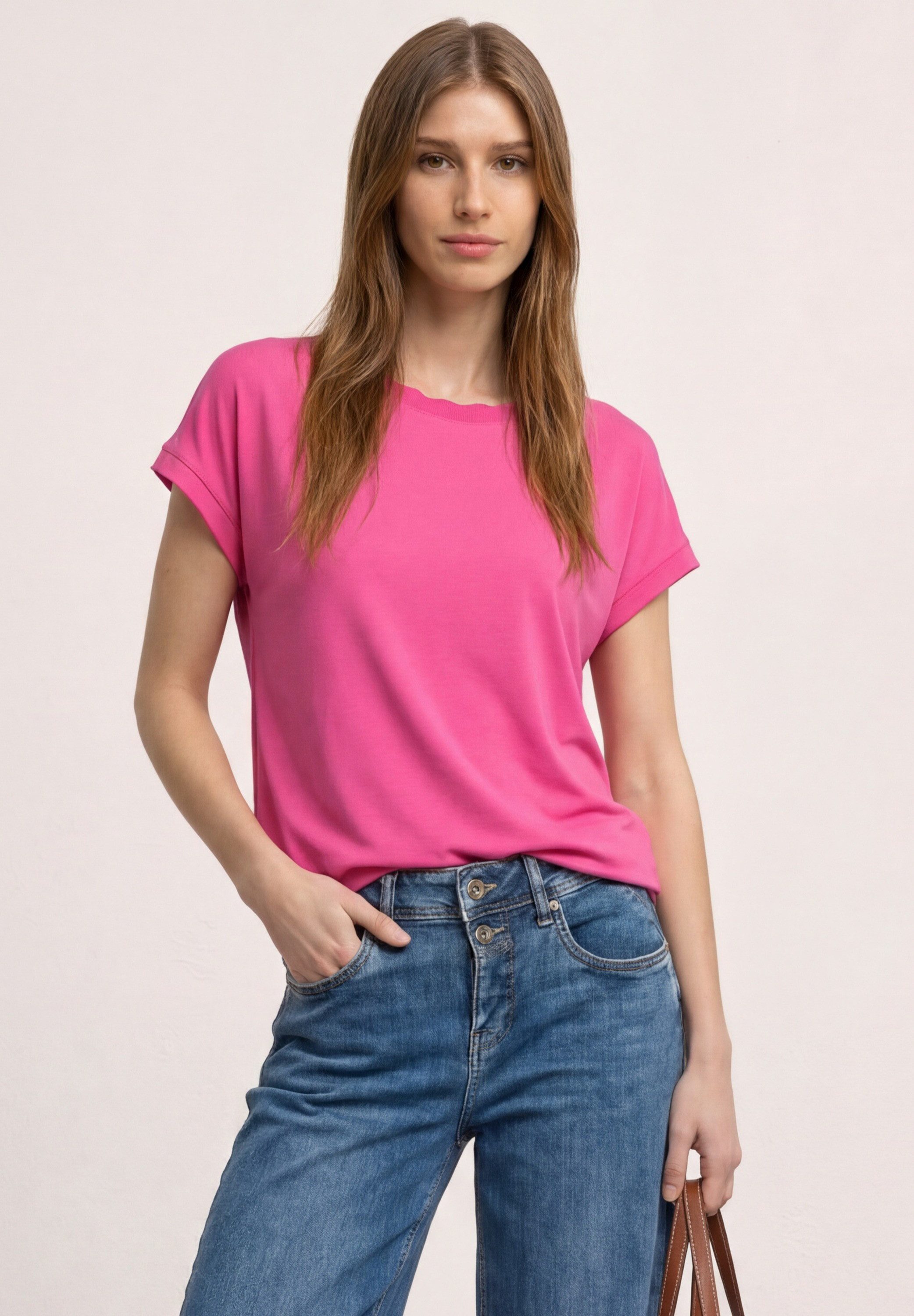 STREET ONE Shirttop mit Deko-Tape