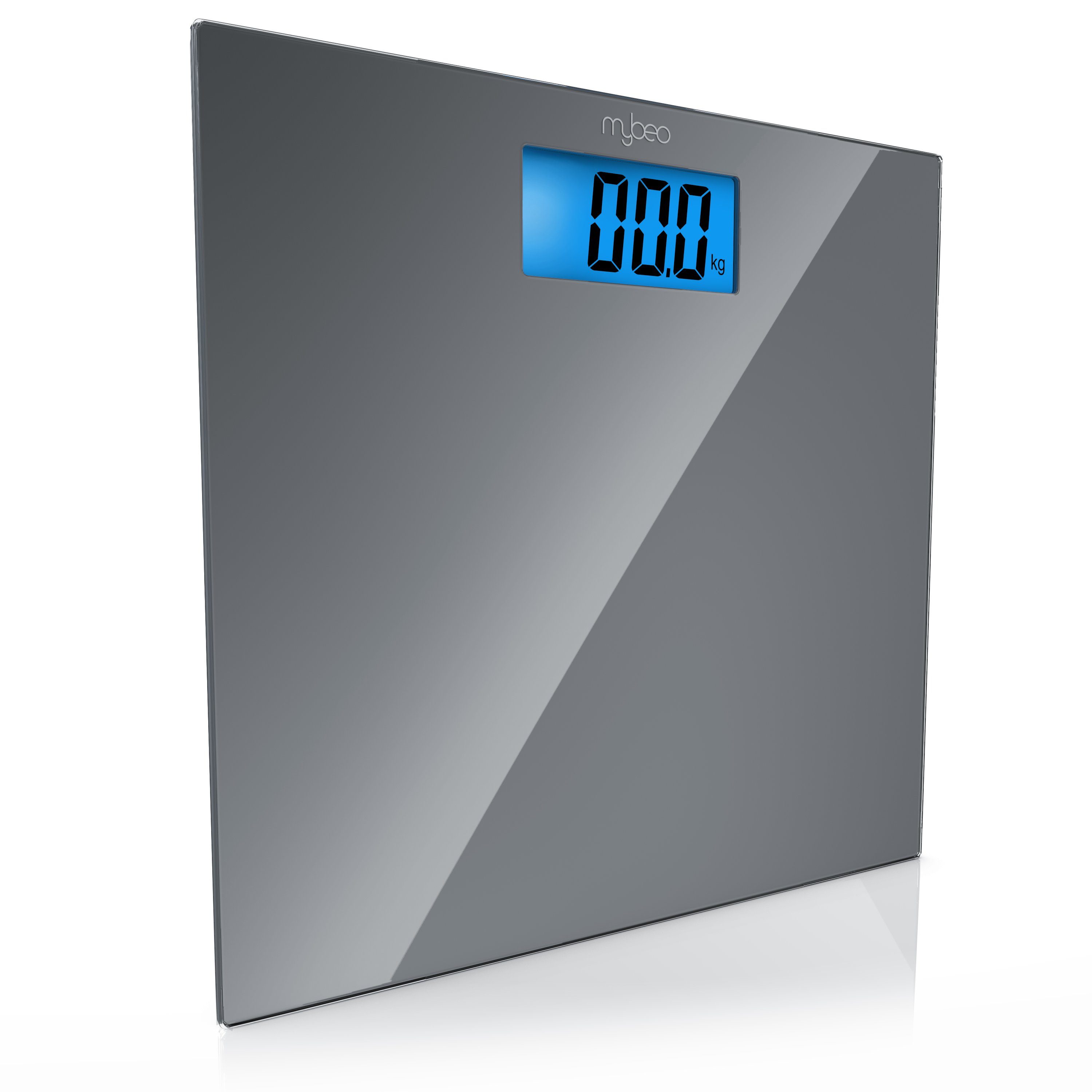 MyBeo Personenwaage, Digitale Körperwaage mit 3,5" LCD Display, DMS Sensoren, max. 150kg