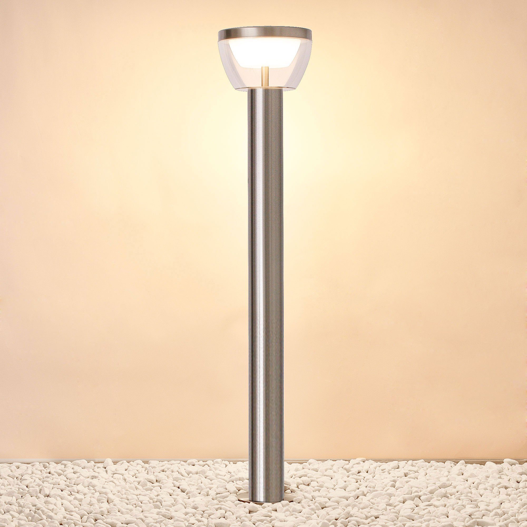 Maxkomfort Außen-Stehlampe 309-800, Ohne Bewegungsmelder, LED fest integriert, Warmweiß, Wegeleuchte
