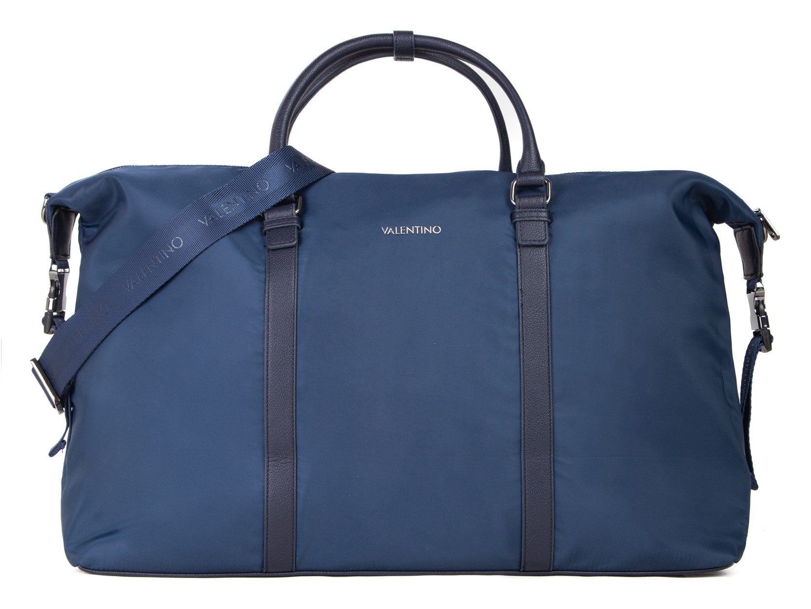 VALENTINO BAGS Henkeltasche HAND DUFFER BAG BLU, Schultertasche, Reisetasche, Sporttasche