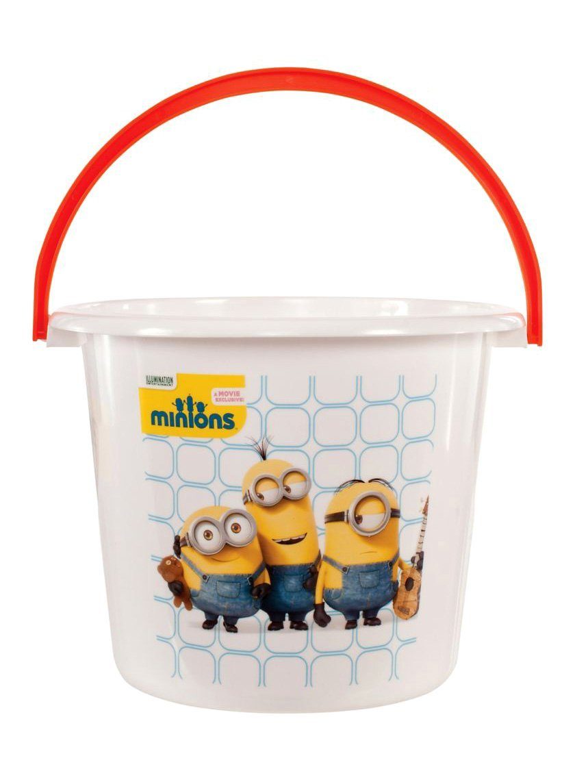 Rubie´s Sandeimer Minions Plastikeimer, Minions Eimer - wahlweise für Sand oder Süßes