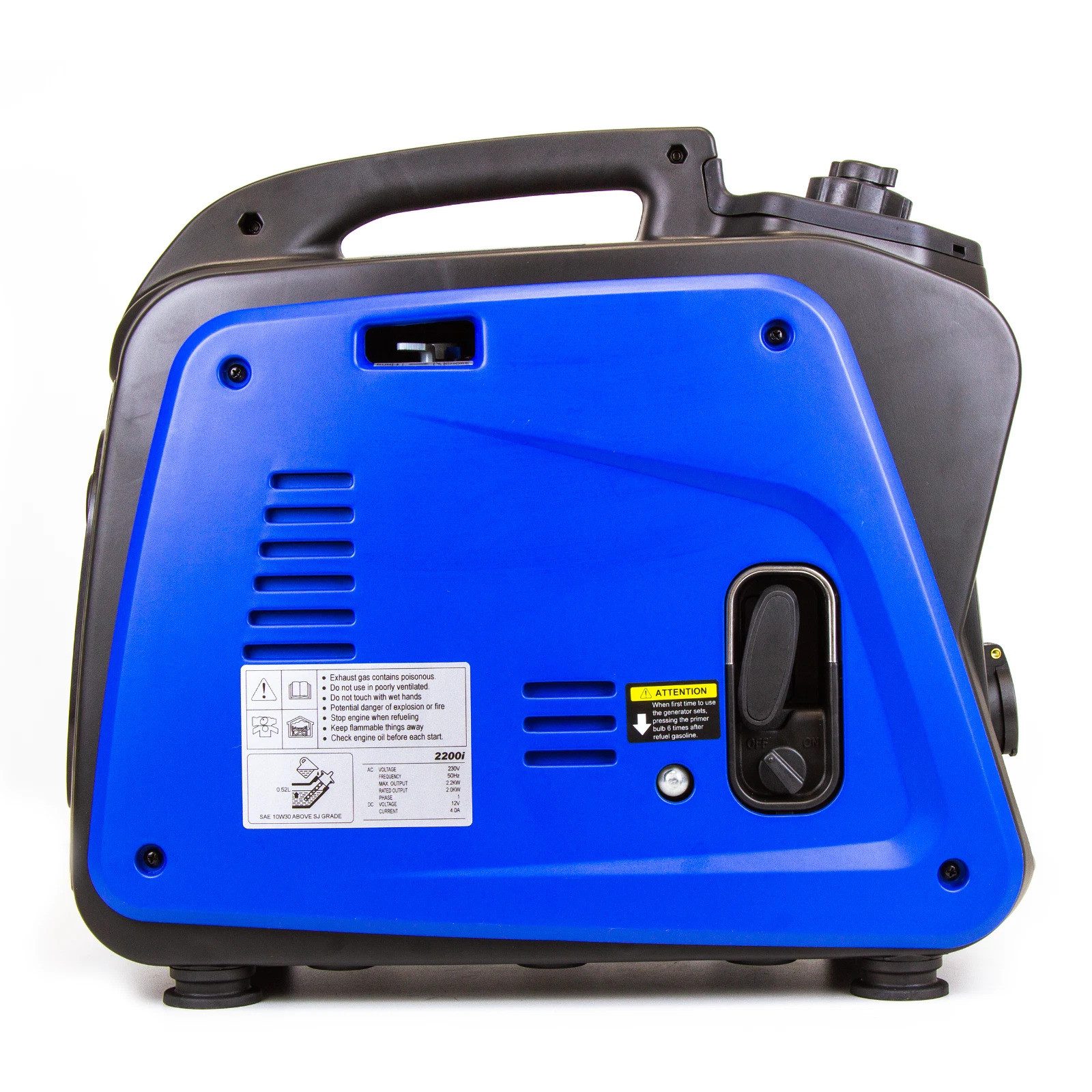 Paket.ag Stromerzeuger 2,3kW- XYG2600I – Benzin-Stromgenerator mit USB & Notstromaggregat, (1-tlg., 2,3 kW), Benzin-Generator mit 2,3 kW Nennleistung